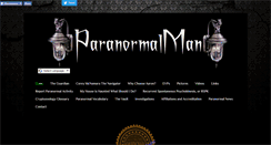 Desktop Screenshot of paranormalman.com